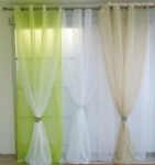 solid color voile