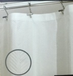 embossed microfiber shower curtain