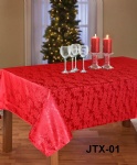 Christmas jacquard tablecloth